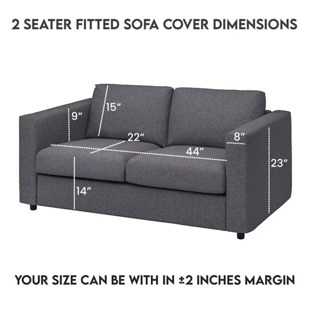 Bubble Sofa Cover – Stretchable Cover with Bubble Texture | Slip-Resistant |Maroon Colour