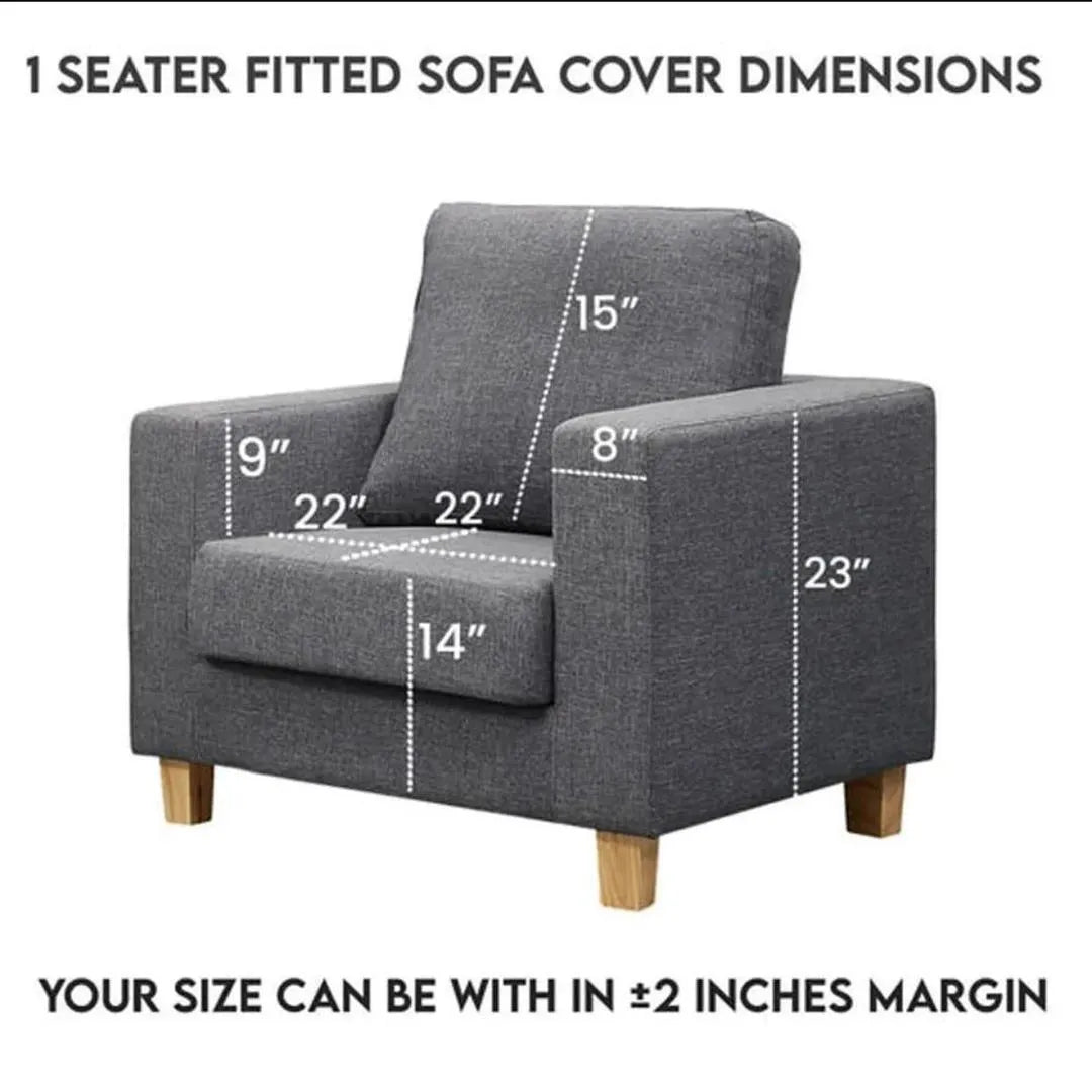 Bubble Sofa Cover – Stretchable Cover with Bubble Texture | Slip-Resistant |Golden Colour
