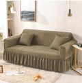 Bubble Sofa Cover – Stretchable Cover with Bubble Texture | Slip-Resistant |Mouse Colour