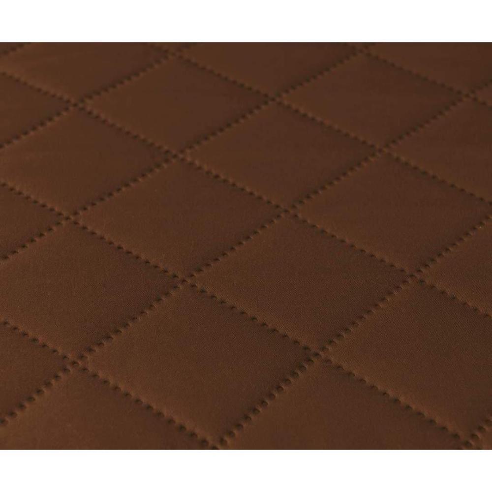 Premium Ultrasonic Quilted Sofa Cover-Sofa Coat- Export Quality Micro Fabric Easy Washable  - Copper Colour