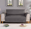 Premium Ultrasonic Quilted Sofa Cover-Sofa Coat- Export Quality Micro Fabric Easy Washable  - Gray  Colour