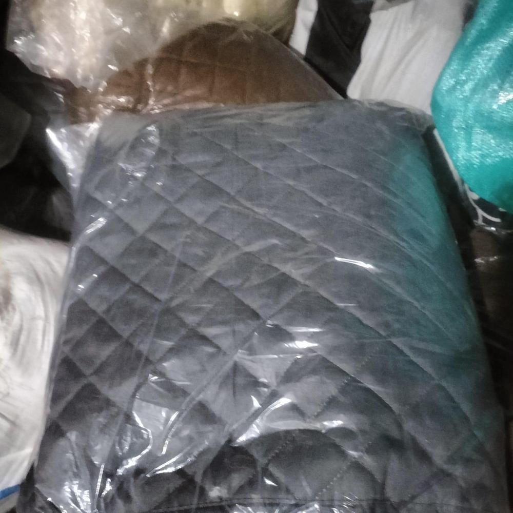 Premium Ultrasonic Quilted Sofa Cover-Sofa Coat- Export Quality Micro Fabric Easy Washable  - Gray  Colour