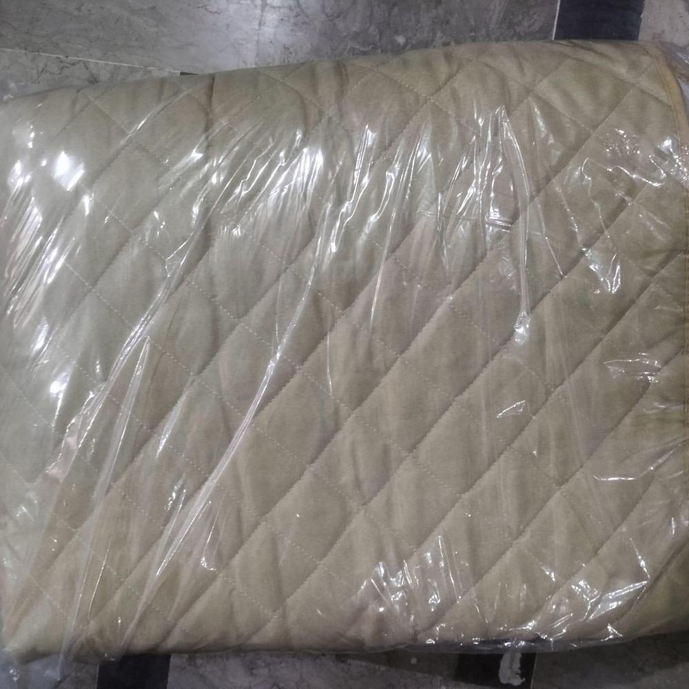 Premium Ultrasonic Quilted Sofa Cover-Sofa Coat- Export Quality Micro Fabric Easy Washable  - Golden Colour